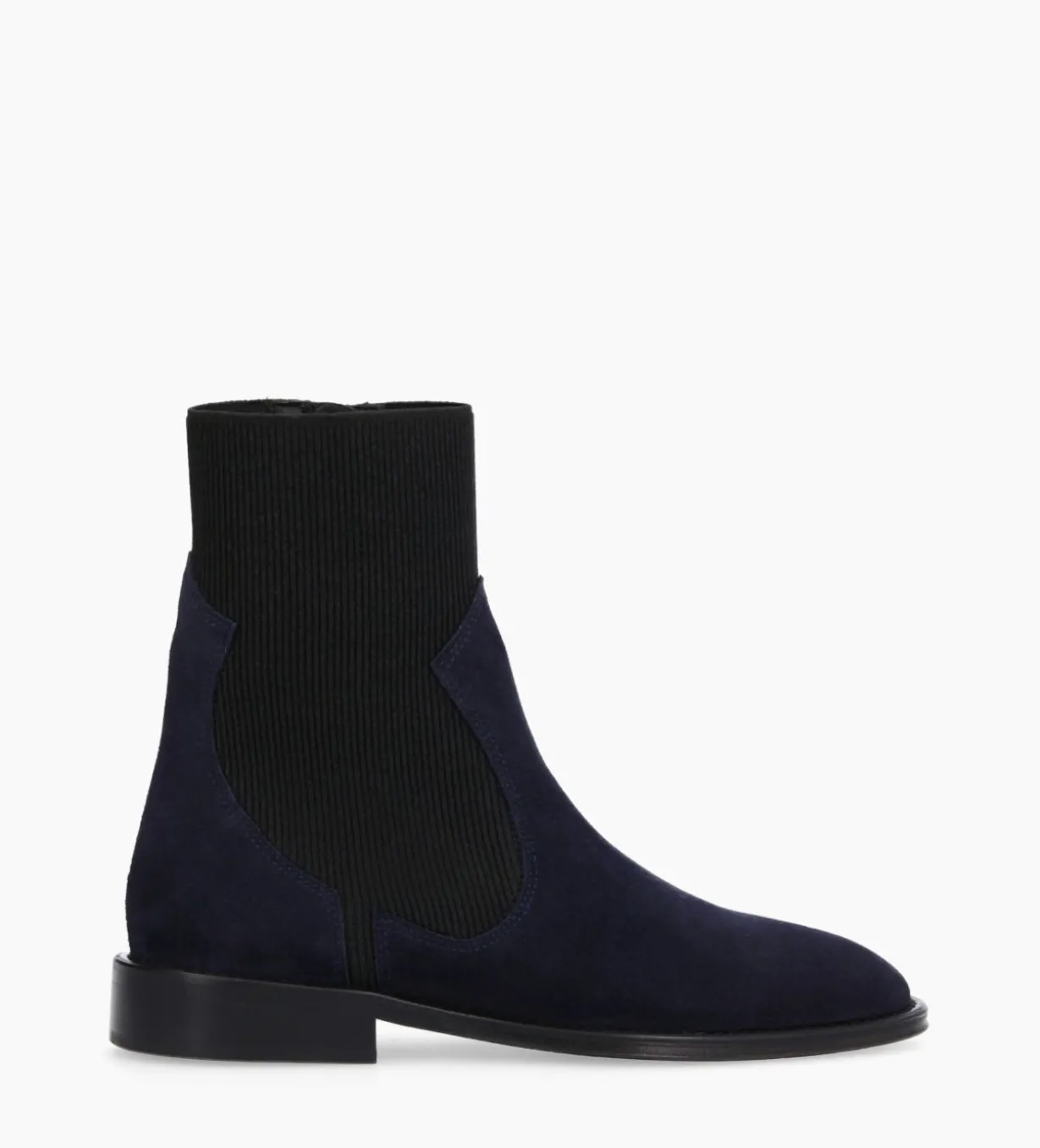 Bottine chelsea - Harri 25 - Cuir velours - Marine