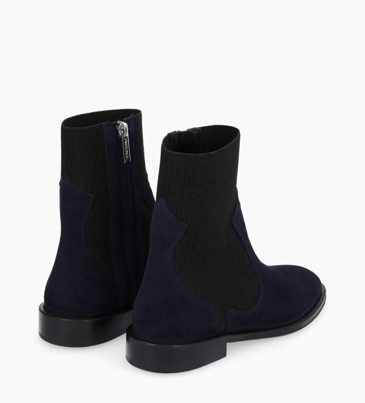 Bottine chelsea - Harri 25 - Cuir velours - Marine