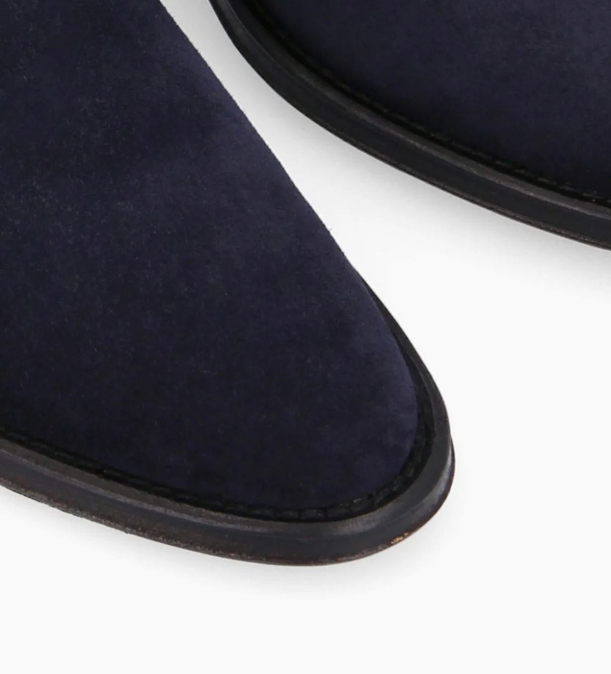Bottine chelsea - Harri 25 - Cuir velours - Marine