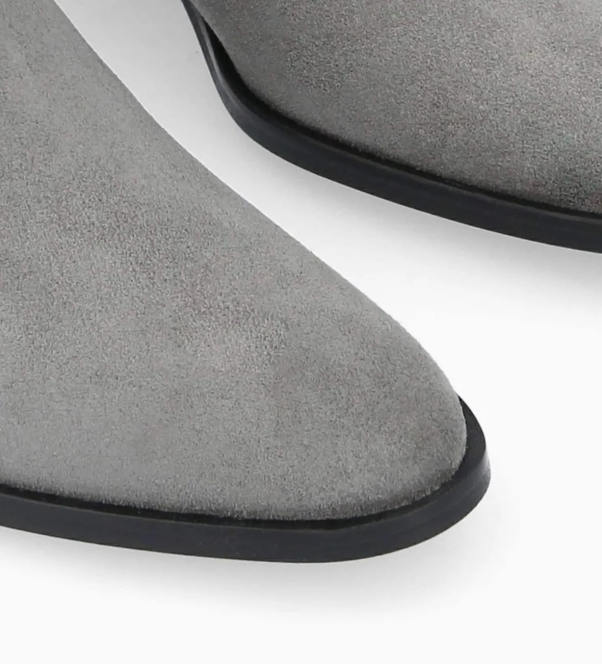 Bottine western chelsea - Kim 40 - Cuir velours - Graphite