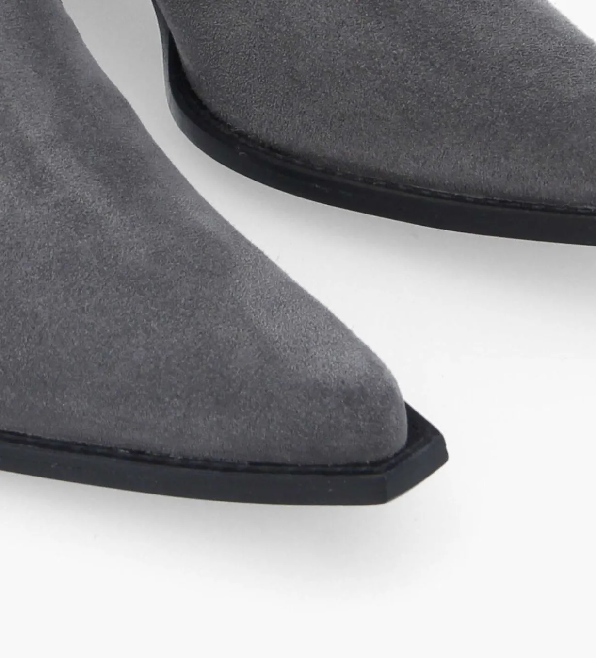 Bottine western chelsea - Sibelle 50 - Cuir velours - Stone