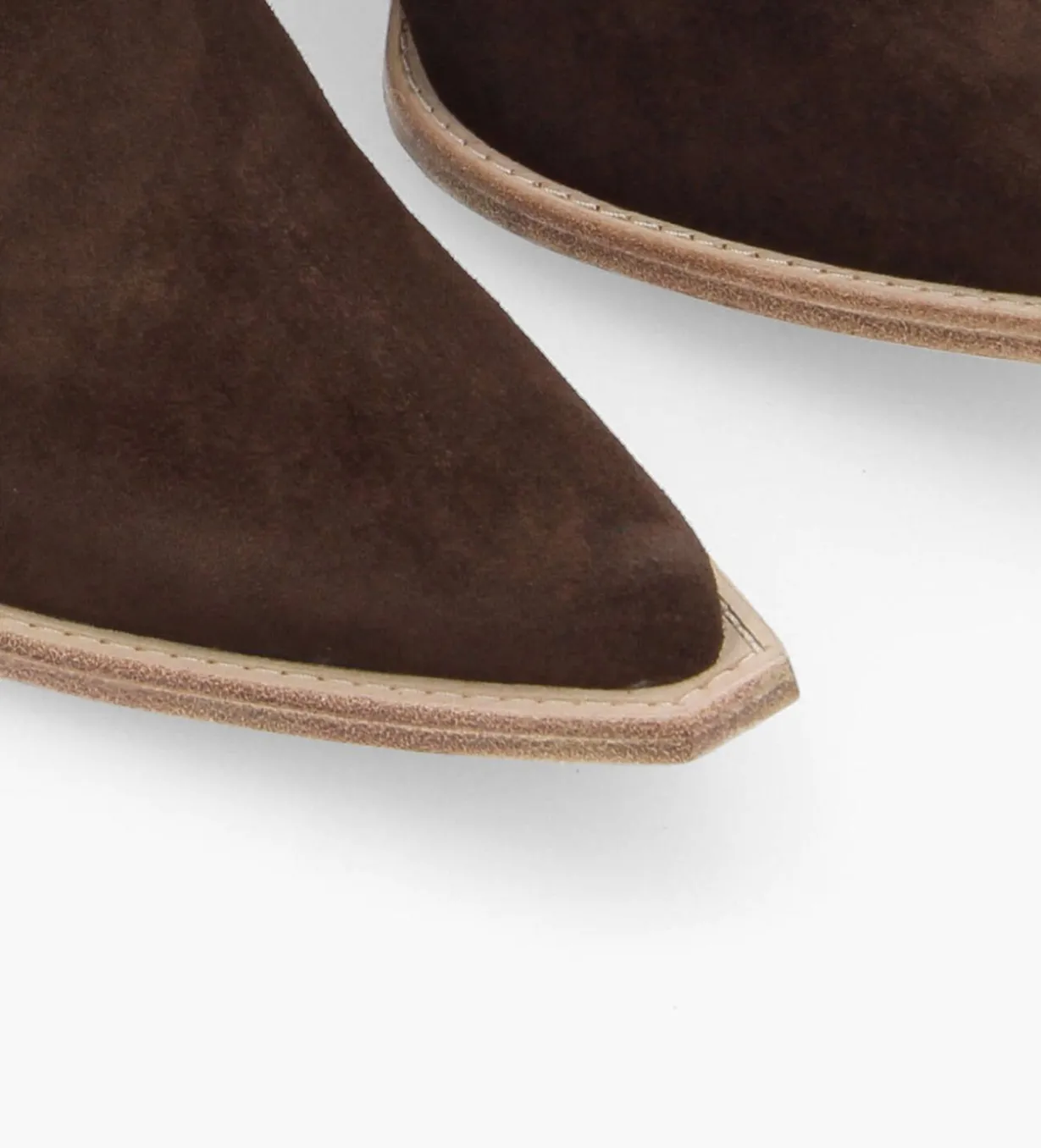 Bottine western chelsea - Sibelle 50 - Cuir velours - Ebène