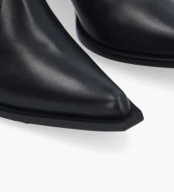 Bottine western chelsea - Sibelle 50 - Cuir lisse - Noir