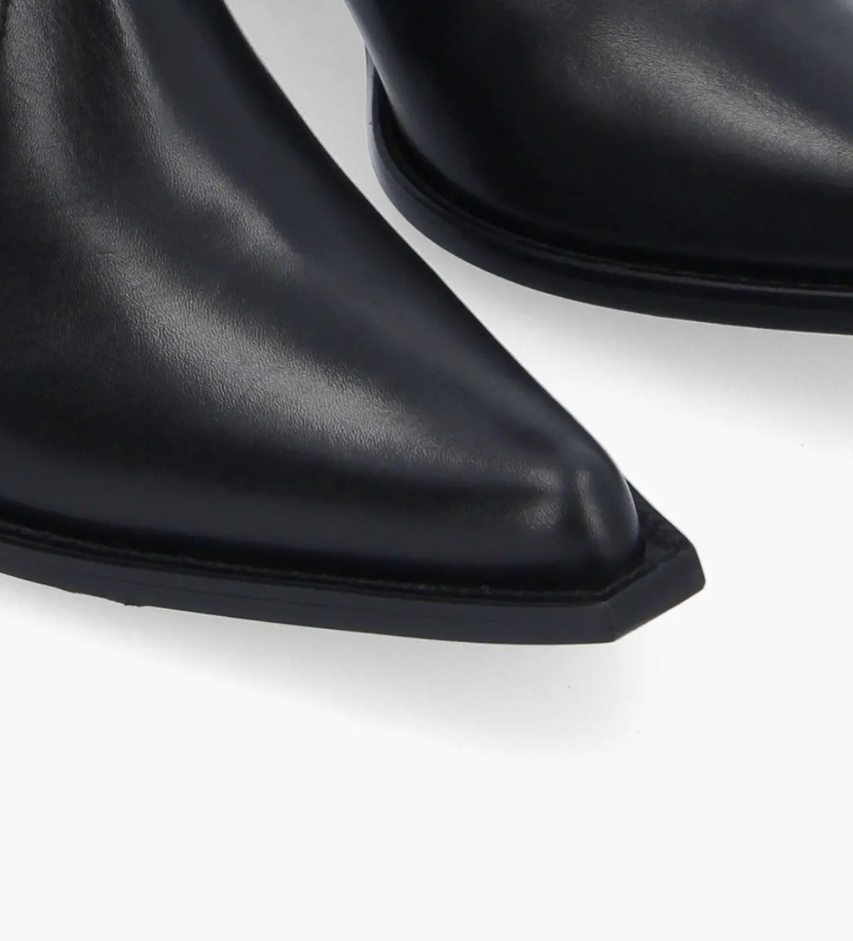 Bottine western chelsea - Sibelle 50 - Cuir lisse - Noir