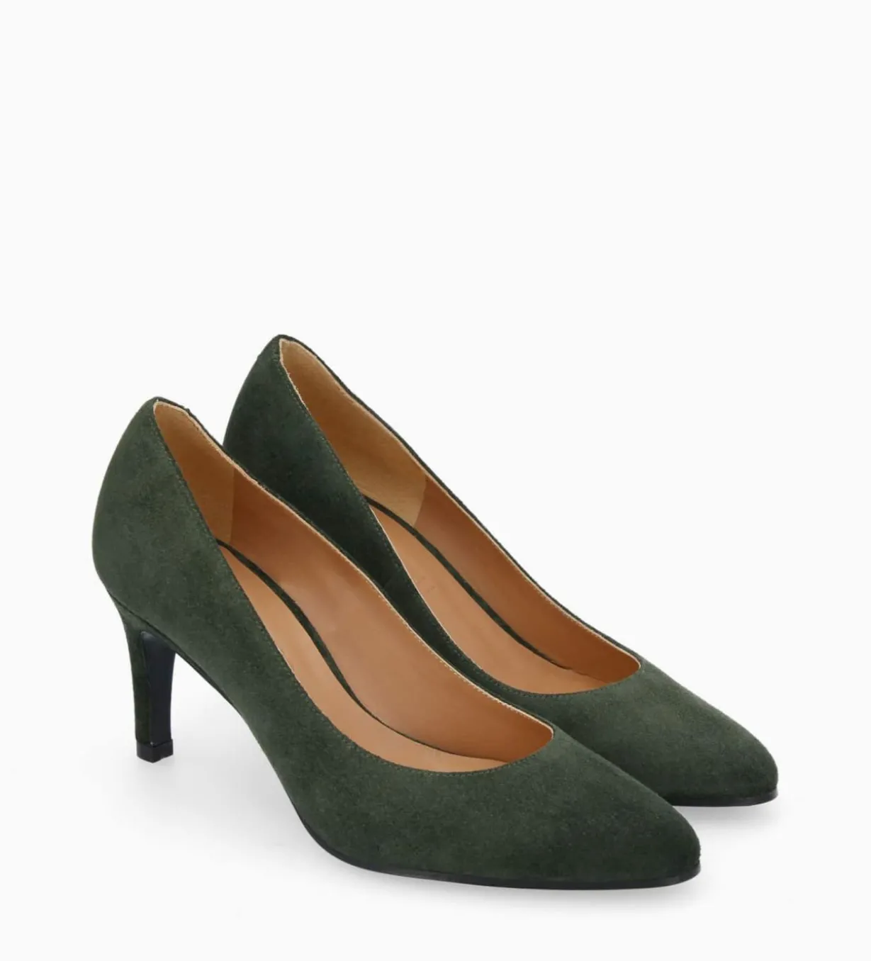 Escarpin - Mirri 65 - Cuir velours - Militaire