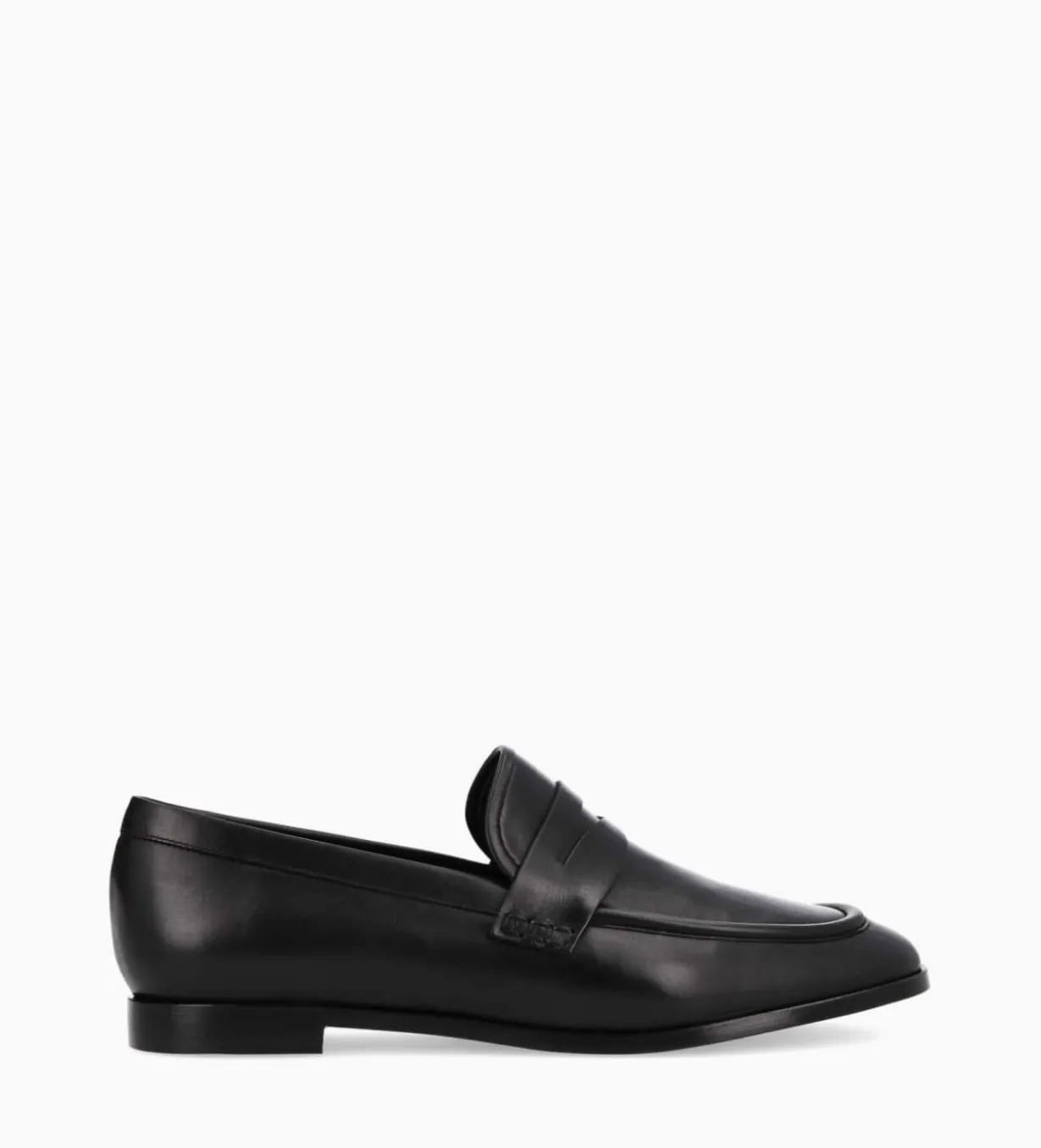 Mocassin - Anaïs - Cuir de veau lisse brillant - Noir