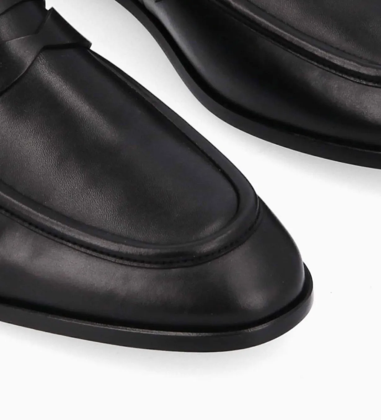 Mocassin - Anaïs - Cuir de veau lisse brillant - Noir