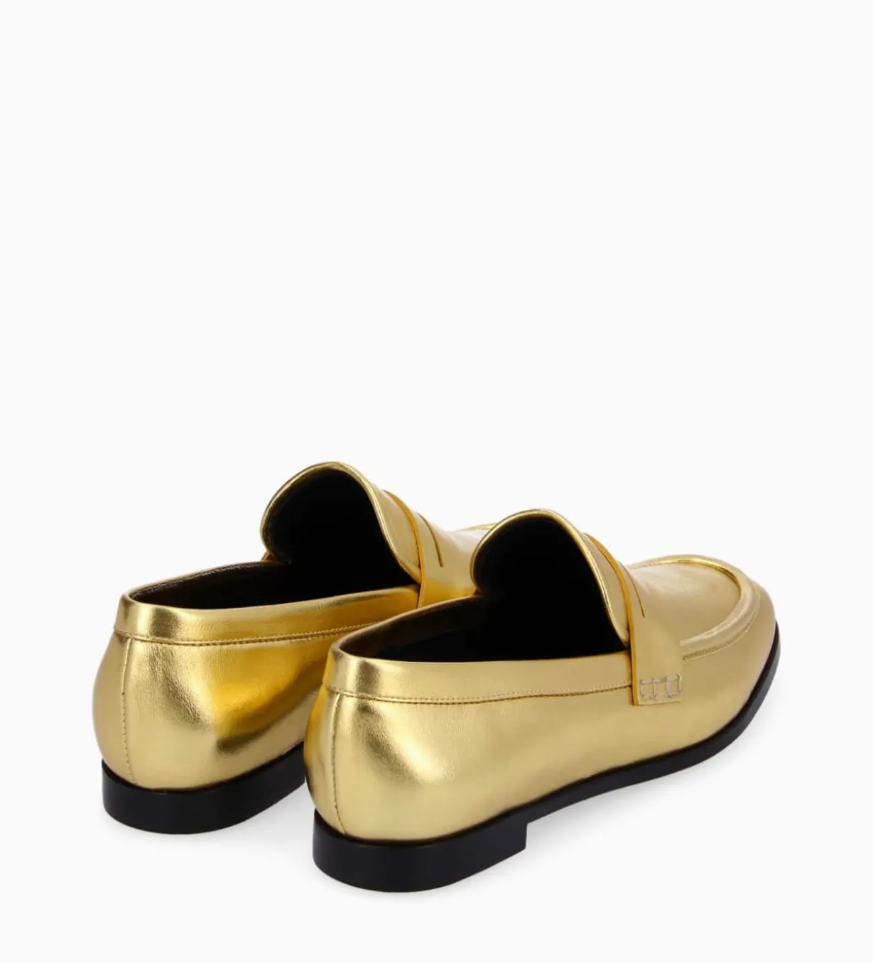 Mocassin - Anaïs - Cuir métallisé - Or