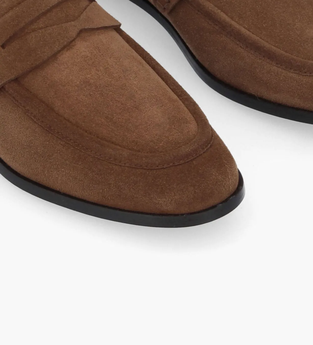 Mocassin - Anaïs - Cuir velours - Brun