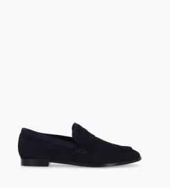 Mocassin - Anaïs - Cuir velours - Marine