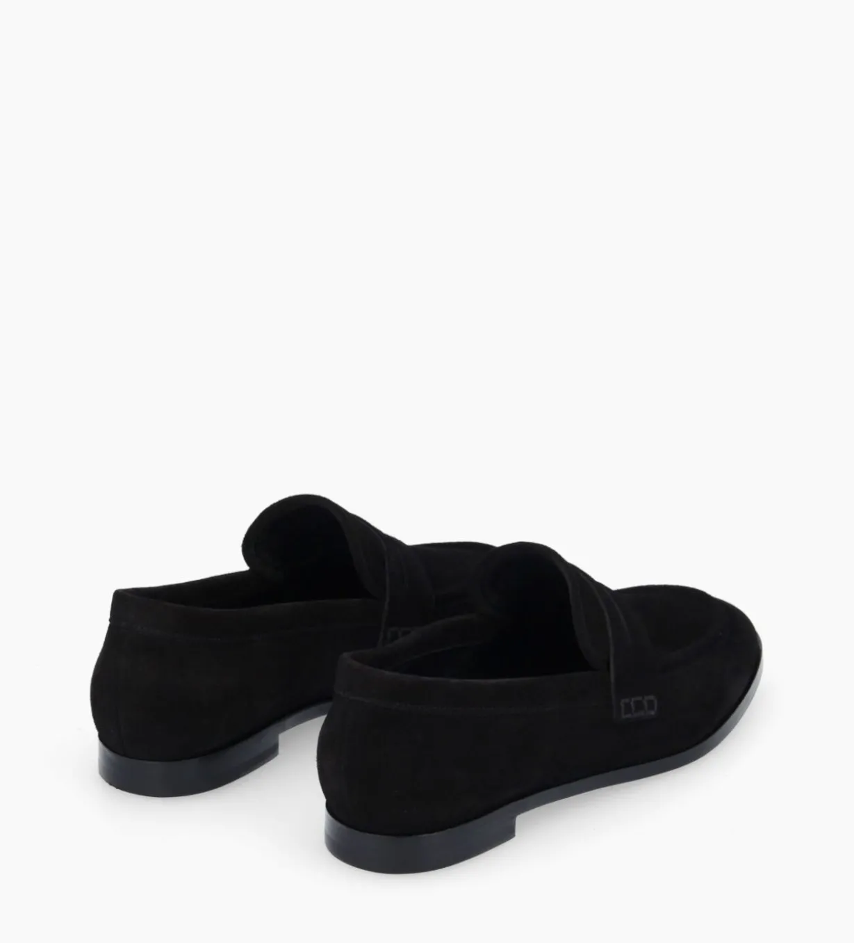 Mocassin - Anaïs - Cuir velours - Noir