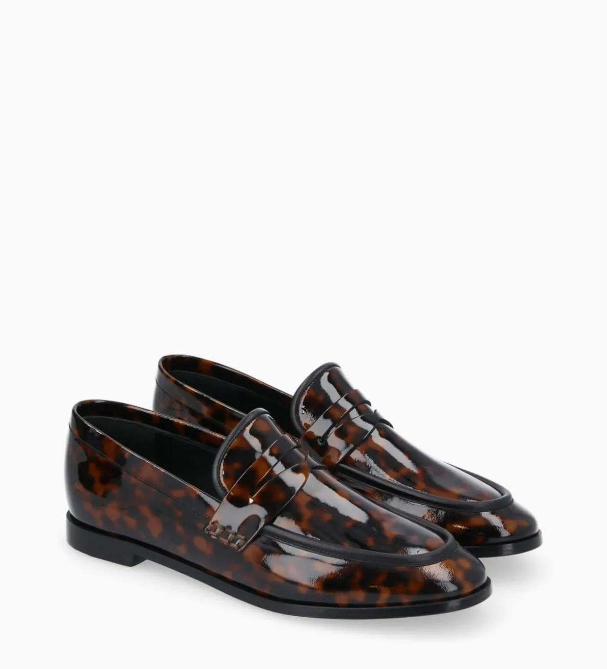 Mocassin - Anaïs - Cuir vernis - Turtle