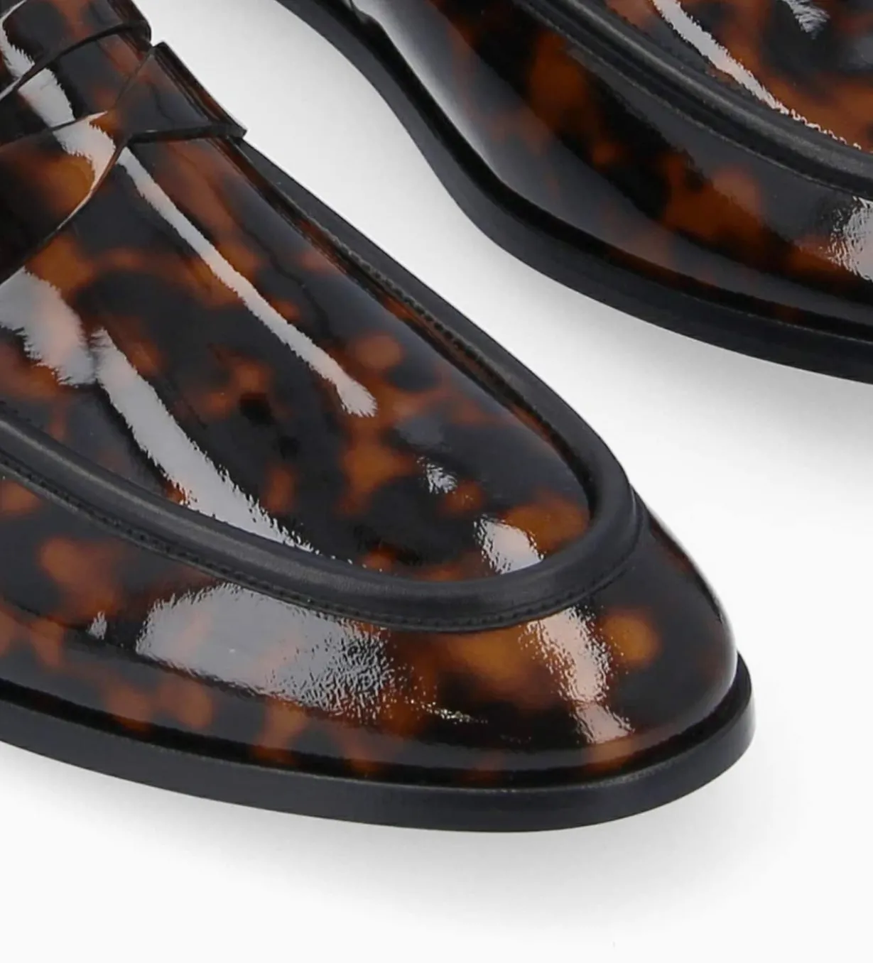 Mocassin - Anaïs - Cuir vernis - Turtle