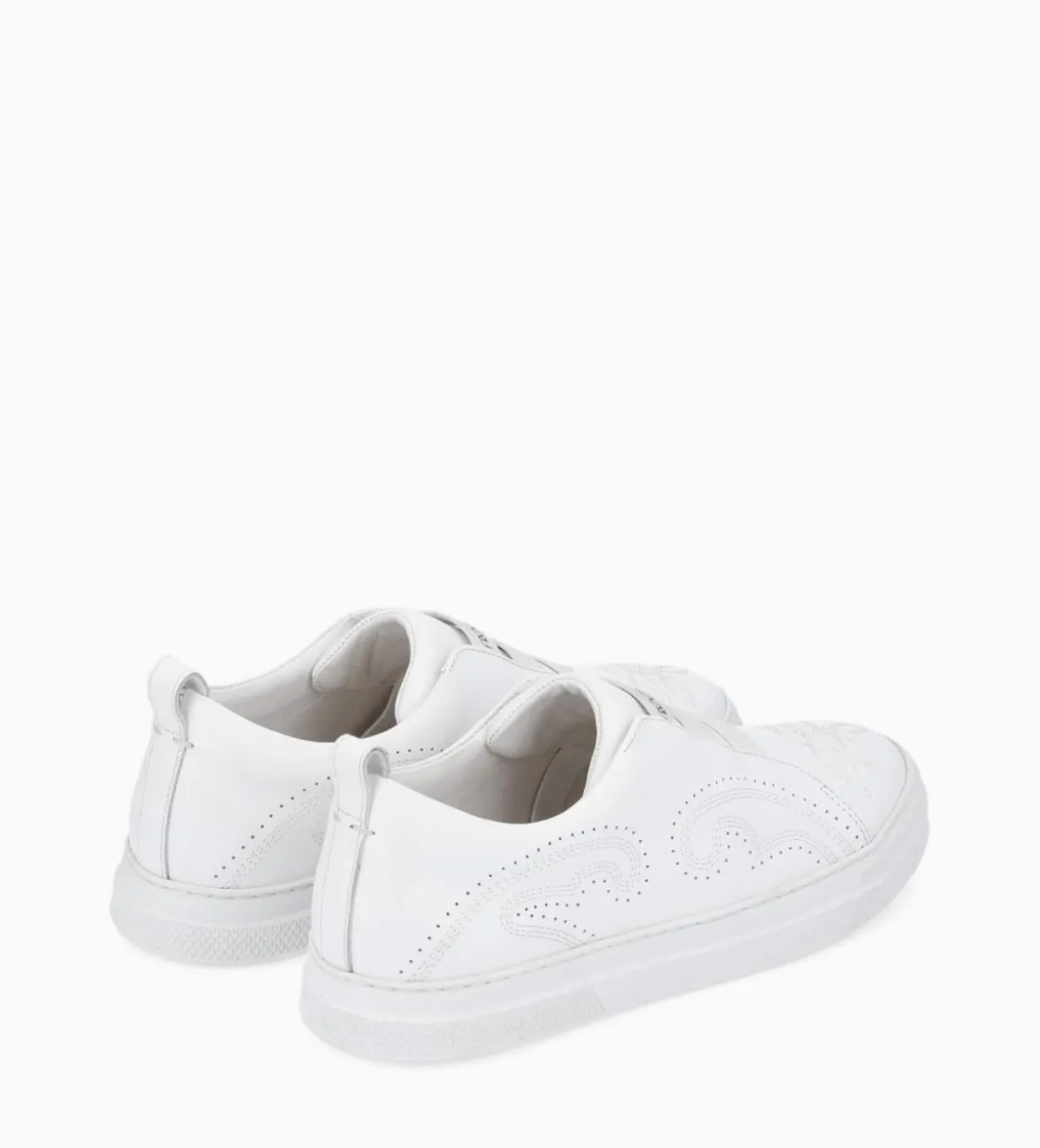 Sneaker - Panic - Cuir lisse - Blanc