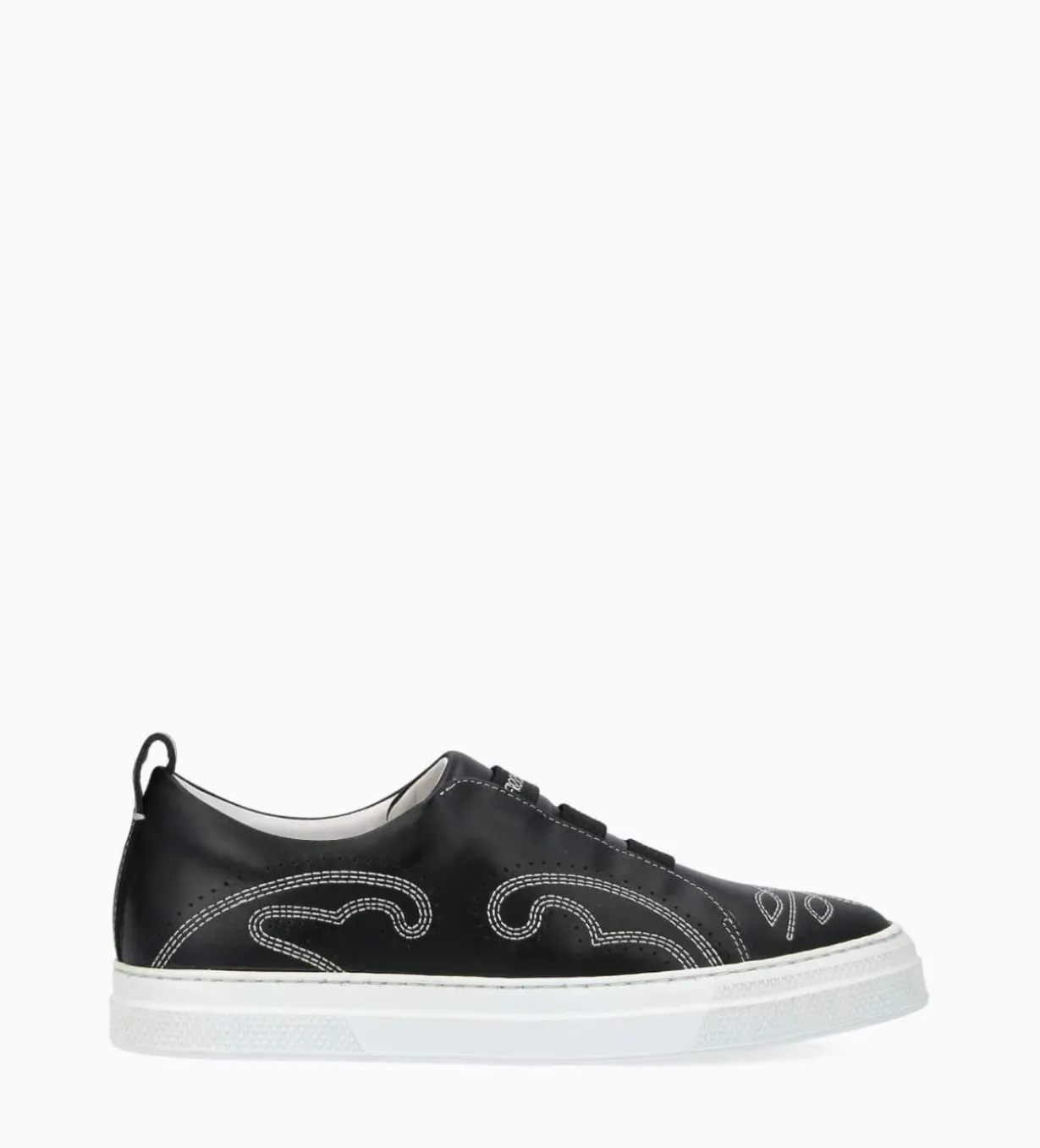 Sneaker - Panic - Cuir lisse - Noir